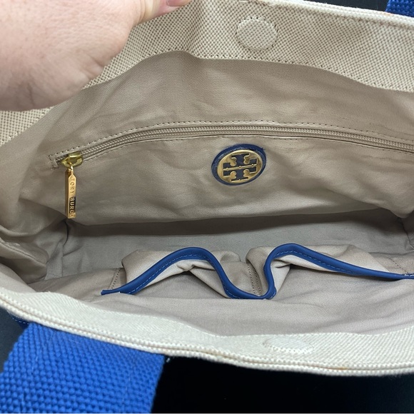 TORY BURCH CANVAS TOTE /BAG/PURSE HANDBAG - Picture 5 of 6
